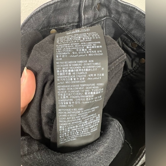 Saint Laurent Black Skinny Jeans d05 w/sk-mw Size 29 - Picture 12 of 12